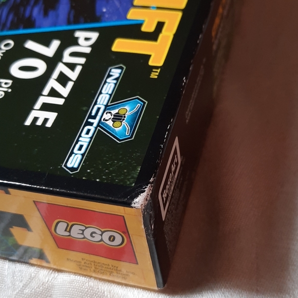 Vintage 1998 Roseart Stick 'n Lift Lego Puzzle - Picture 4 of 7